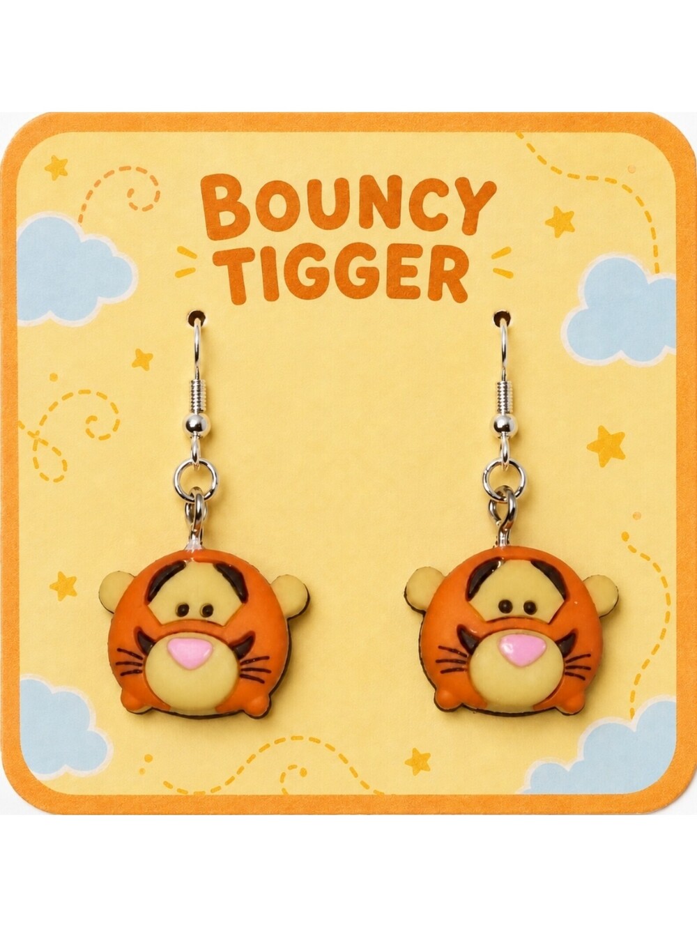 Disney's Winnie the Pooh Bouncy Tigger Tsum Tsum Earrings